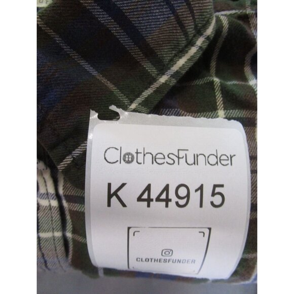 Ralph Lauren Denim & Supply Top Medium Flannel Shirt Plaid RL Utility - Picture 9 of 9